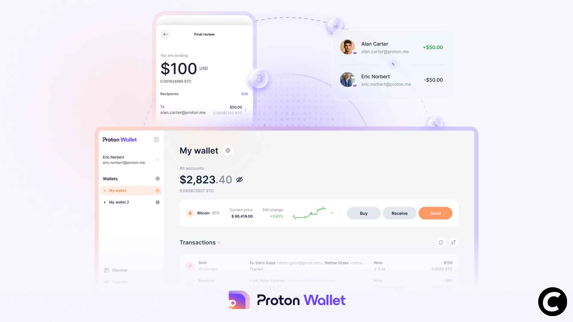 Bitcoin, « la promesse d'une liberté financière » : Proton lance Proton Wallet - Journal du Coin