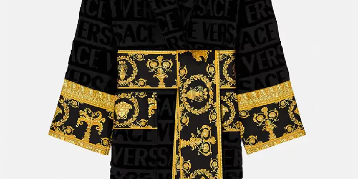 Black Versace Robe