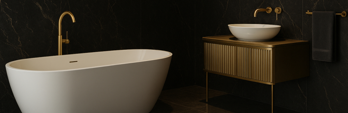 Gold Bathroom Cover Image